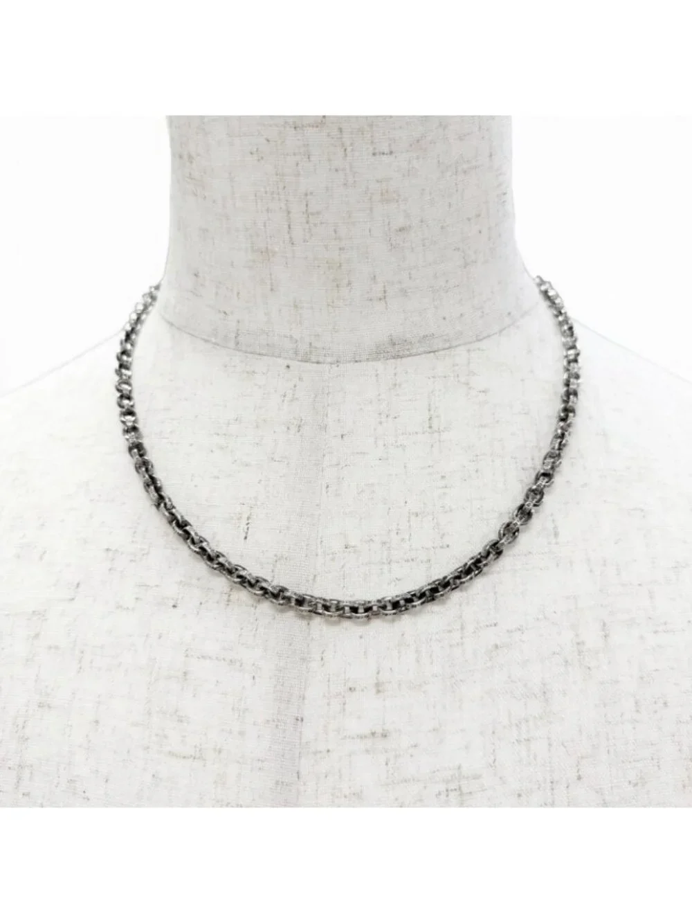 Chrome Hearts Paper Chain 20 925 14k Necklace Silver 20 Inch